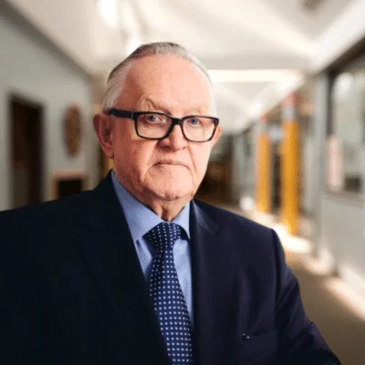 Entinen presidentti Martti Ahtisaari, on poissa 86-vuotiaana