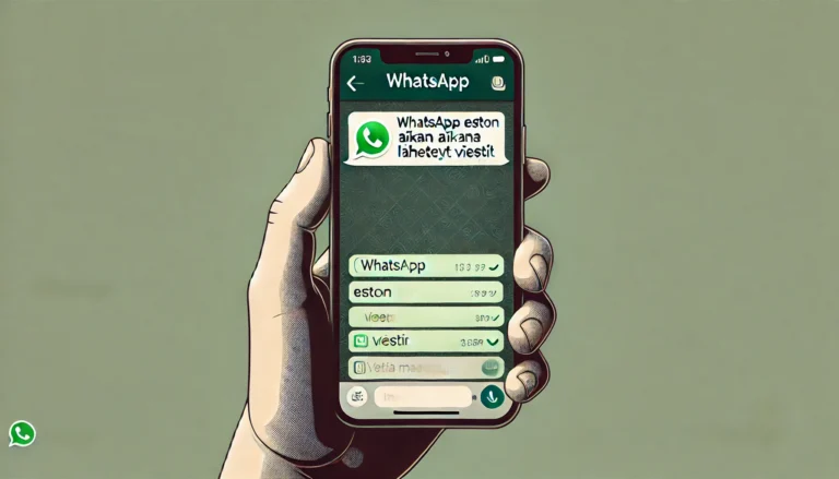 Whatsapp eston aikana lähetetyt viestit