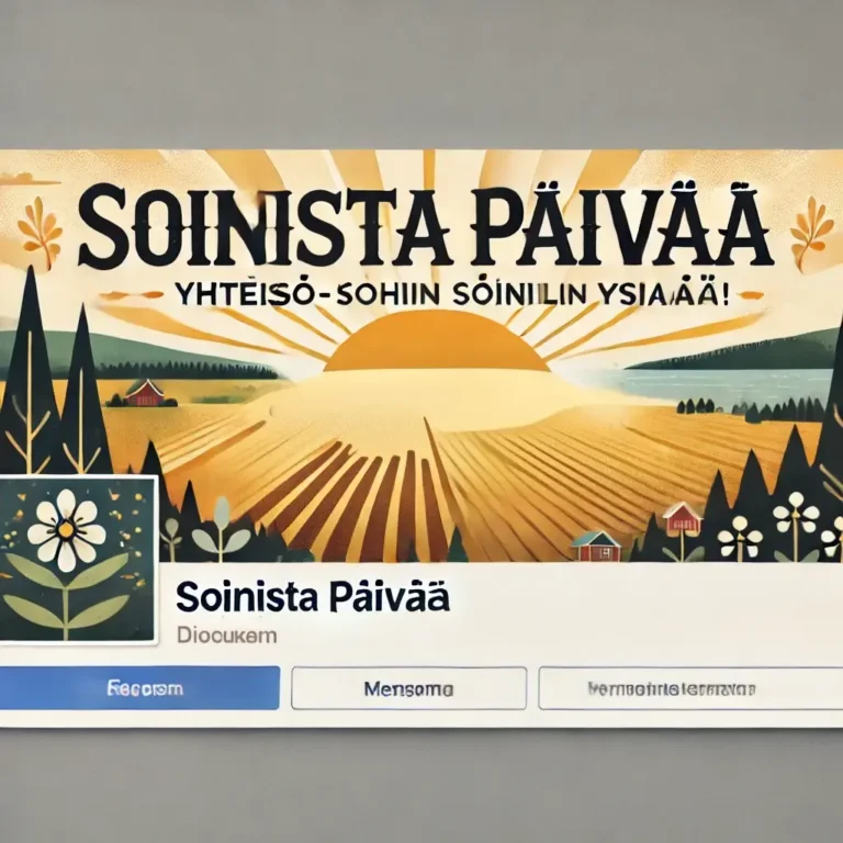 Soinista päivää – Facebook-ryhmä, joka tuo Soinin lähelle